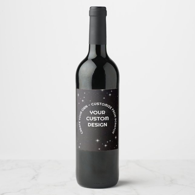 Create Your Own Customized Wine Label (Front)