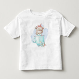 Create Your Own Cute Bear Tea Cup Toddler T-shirt