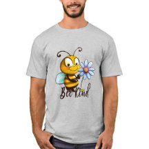 Create Your Own Cute Bee Kind Blue Daisy