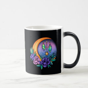 Create Your Own Cute Crystals, Moon & Roses Magic Mug