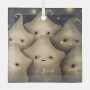 Create Your Own Cute Stars Glass Ornament