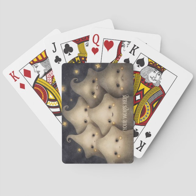Create Your Own Cute Stars Playing Cards (Back)