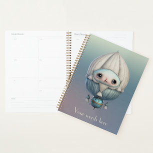 Create Your Own Cute Steampunk Hot Air Balloon Planner