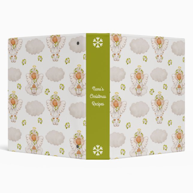 Create Your Own Cute Tiny Angel Binder (Background)