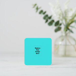 Create Your Own cyan Calling Card