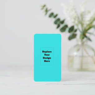 Create Your Own cyan Calling Card