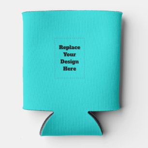Create Your Own cyan Can Cooler