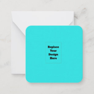 Create Your Own cyan Card
