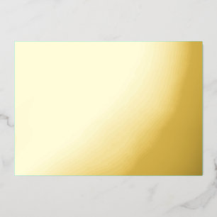 Create Your Own cyan Foil Holiday Card