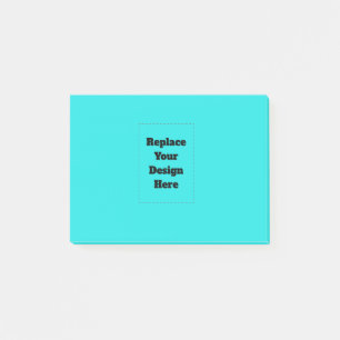 Create Your Own cyan Post-it Notes