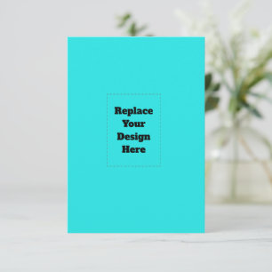 Create Your Own cyan Save The Date
