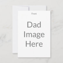 Create Your Own Dad Photo Front and Back