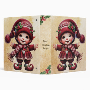 Create Your Own Dancing Vintage Christmas Gnome Binder