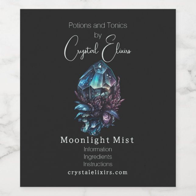 Create Your Own Dark Crystals Apothecary Label (Single Label)