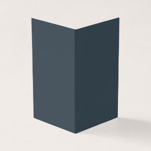 Create Your Own dark gray azure Folded Card