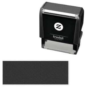 Create Your Own dark gray blue personalized  Self-inking Stamp
