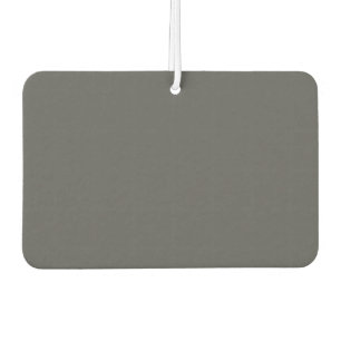 Create Your Own dark gray Custom Design Air Freshener