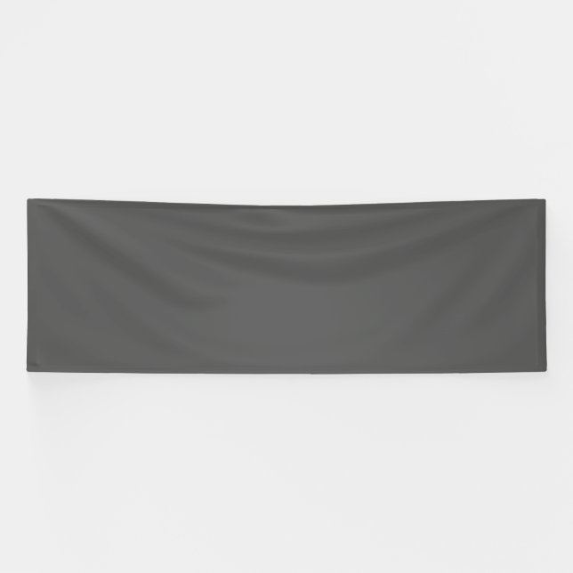 Create Your Own dark gray Custom Design Banner (Horizontal)