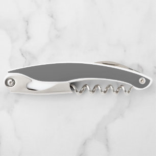 Create Your Own dark gray Custom Design Corkscrew
