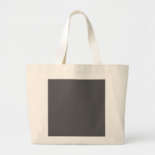 Create Your Own dark gray Custom Design Large Tote Bag