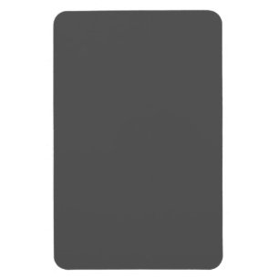 Create Your Own dark gray Custom Design Magnet