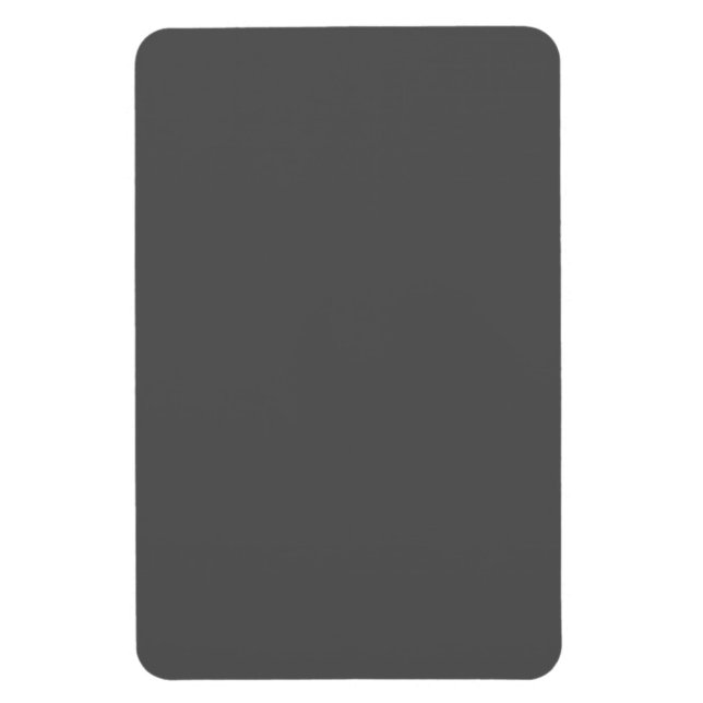 Create Your Own dark gray Custom Design Magnet (Vertical)