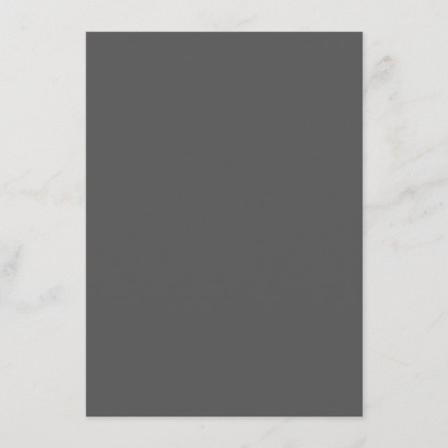 Create Your Own dark gray Custom Design Menu (Front)