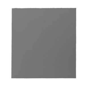 Create Your Own dark gray Custom Design Notepad