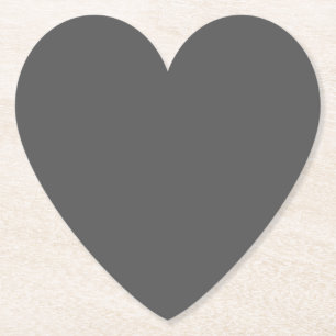 Create Your Own dark gray Custom Design Paper Coaster