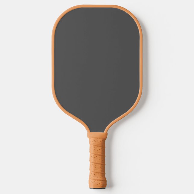 Create Your Own dark gray Custom Design Pickleball Paddle (Front)