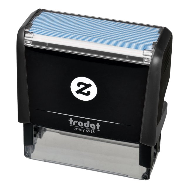 Create Your Own dark gray Custom Design Self-inking Stamp (Product)