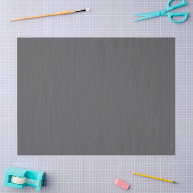 Create Your Own dark gray Custom Design Tissue Paper (Craft)