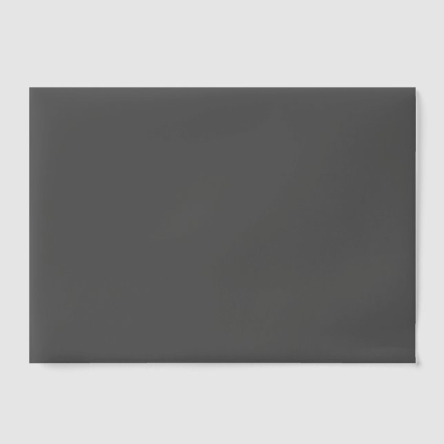 Create Your Own dark gray Custom Design Vellum Invitations (Front)