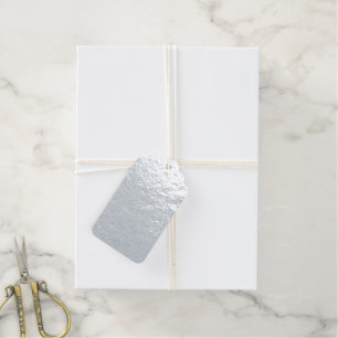 Create Your Own dark gray Custom personalized Gift Tags