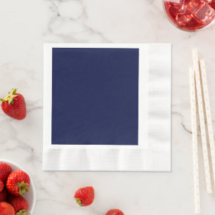  Create Your Own dark grey blue Custom Napkin