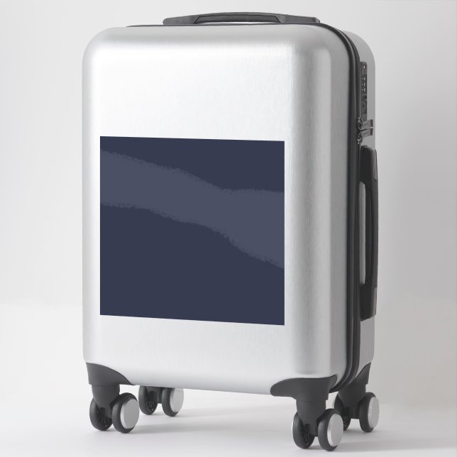 Create Your Own dark grey blue customizable (Suitcase)