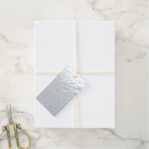 Create Your Own dark grey blue customizable Gift Tags