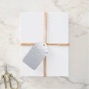 Create Your Own dark grey blue customizable Gift Tags