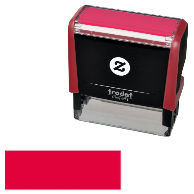 Create Your Own dark grey blue customizable Self-inking Stamp (In Situ)