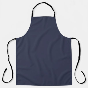 Create Your Own dark grey blue personalized Apron