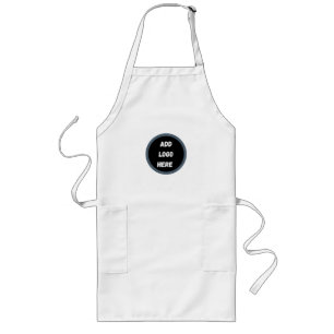 Create Your Own dark grey blue personalized Long Apron