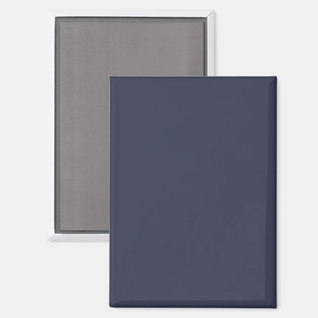 Create Your Own dark grey blue personalized Magnet (Front/Back)