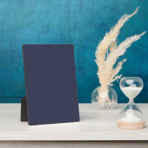 Create Your Own dark grey blue personalized Plaque