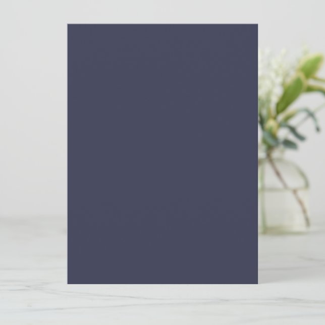 Create Your Own dark grey blue personalized Recipe (Standing Front)