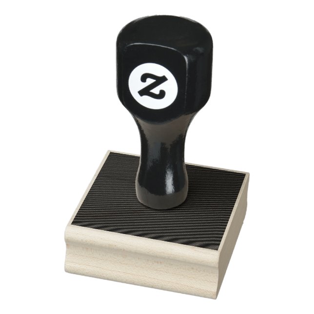 Create Your Own dark grey blue personalized  Rubber Stamp (Stamp)