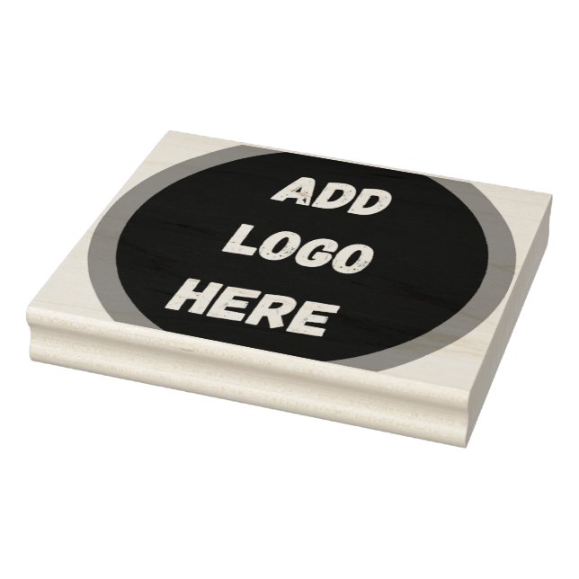 Create Your Own dark grey blue personalized  Rubber Stamp (Stamp)