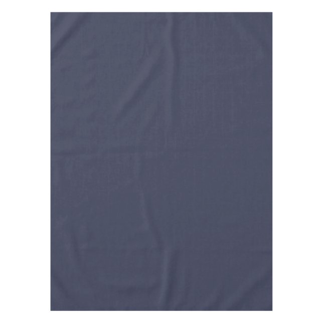 Create Your Own dark grey blue personalized Tablecloth (Front)