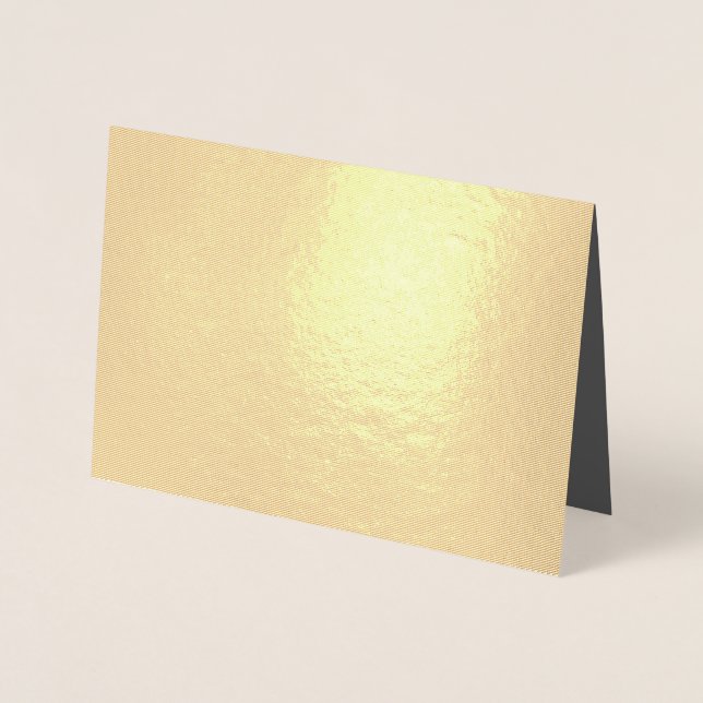 Create Your Own dark grey Custom Design Foil Card (Front)