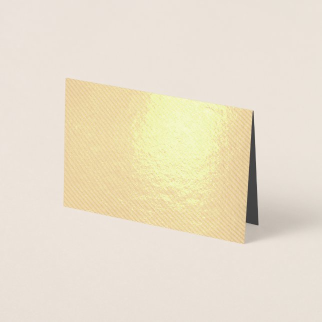 Create Your Own dark grey Custom Design Foil Card (Front)