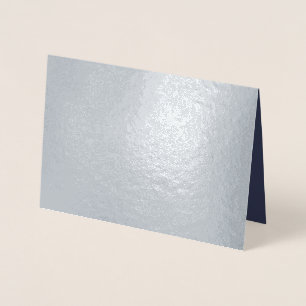 Create Your Own dark grey Custom personalized Foil Card